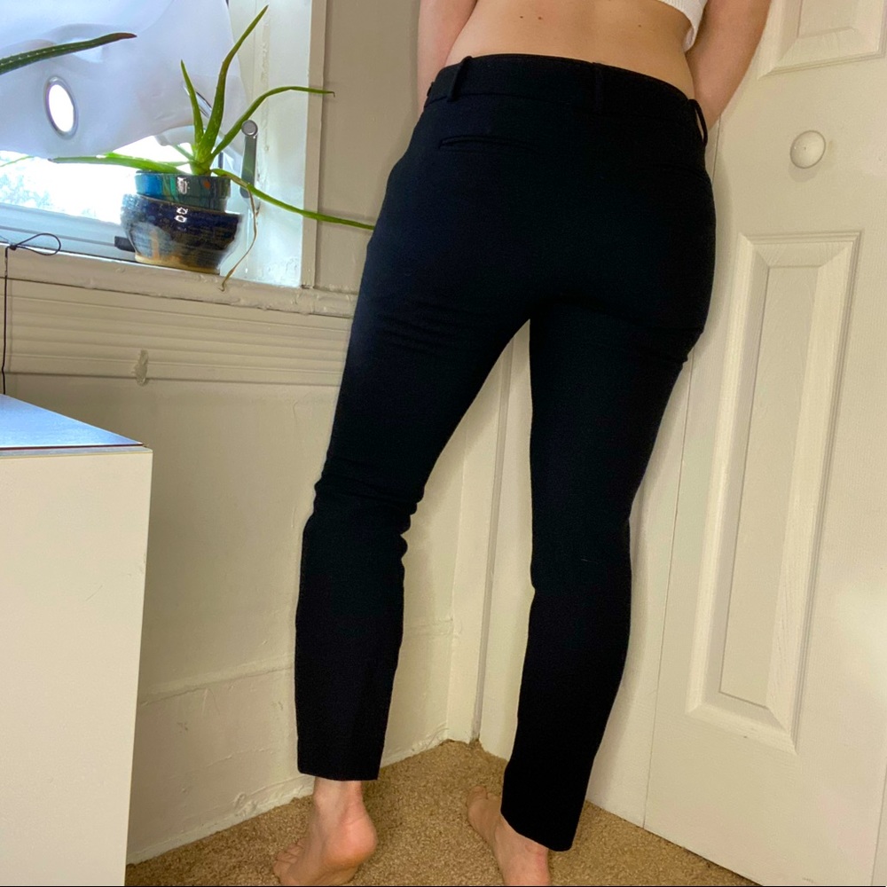J. Crew Black Wool Slacks